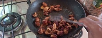 Jamaican Crispy Fried Chricken and Ackee